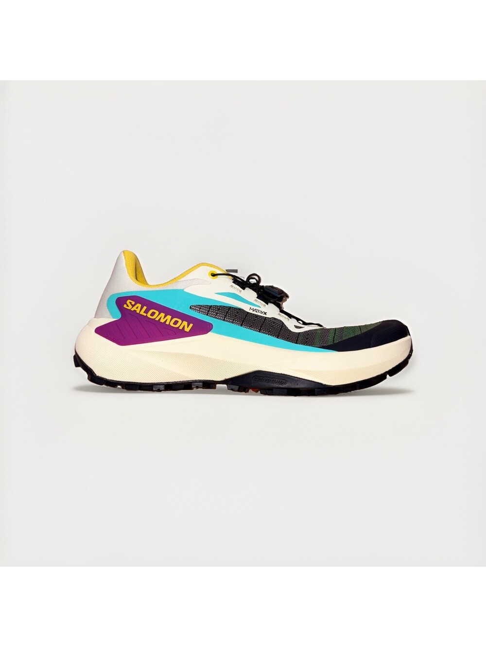 Salomon Genesis Women’s 7.5 Trail Running Shoes Matryx Quicklace Multicolor